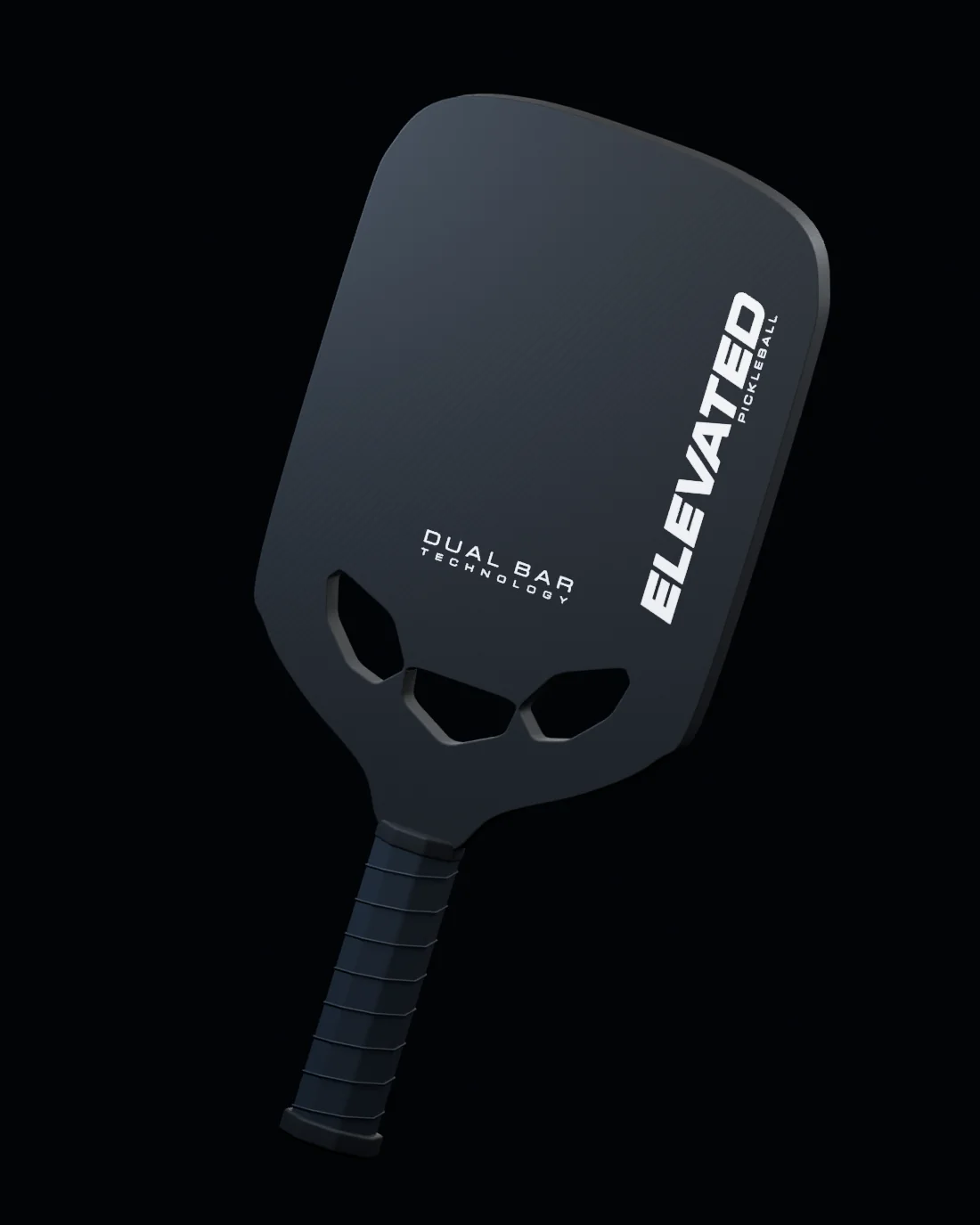 Black paddle — reverse